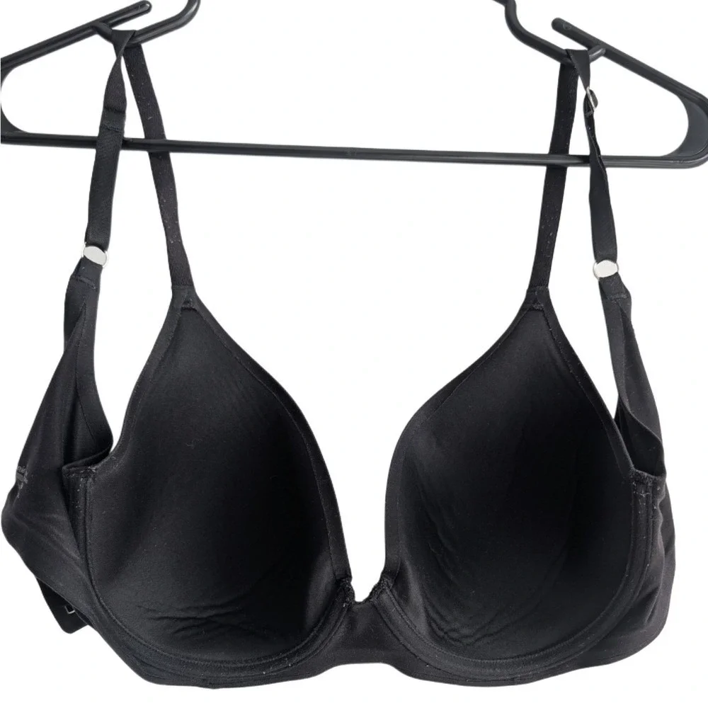 Aerie 30DDD Sunnie Full Coverage Black Adjustable Bra Lightly Lined - Picture 3 of 5